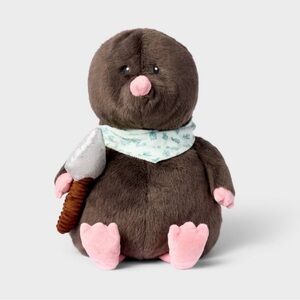 Gigglescape Cute Mole Gardener Stuffed Animal Plush 12” NWT